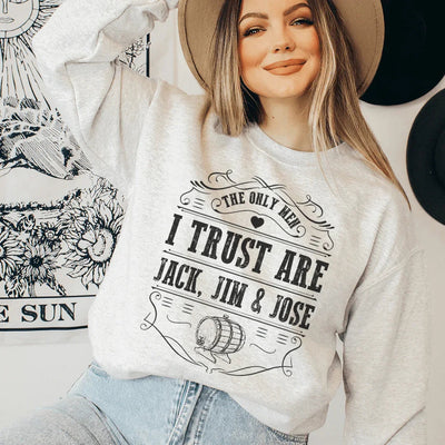 Sudadera "Los únicos hombres en los que confío"