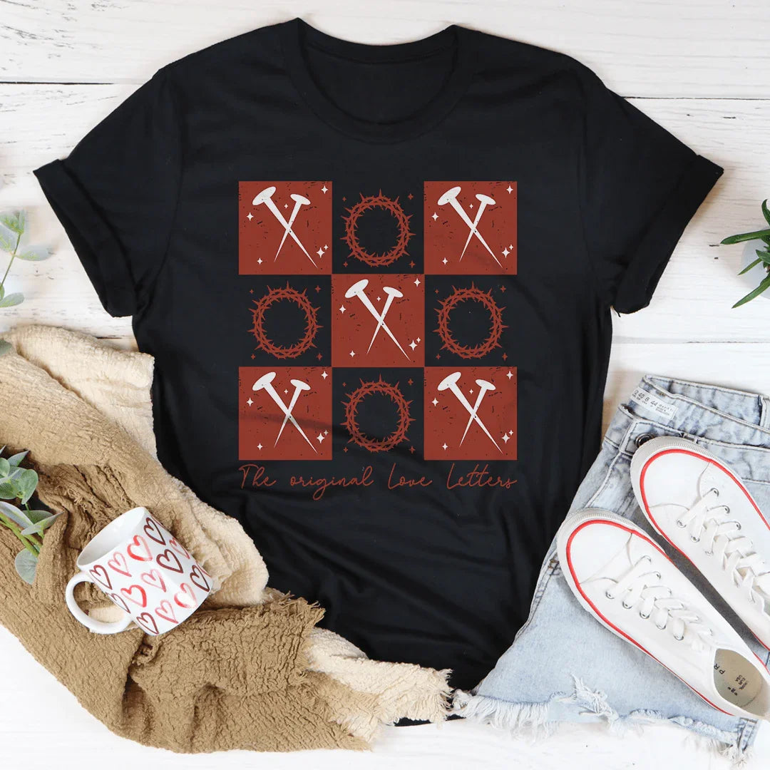 La camiseta original de cartas de amor