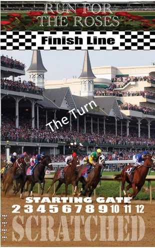 Kentucky Derby "The Turn" Theme Horse Race Game - Korvel