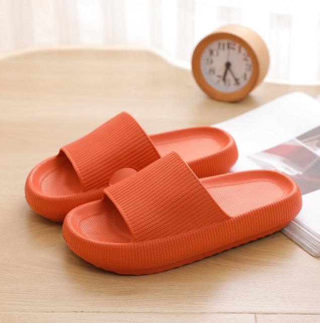 Premium Thick Platform Slippers for Women - Soft EVA Indoor Slides
