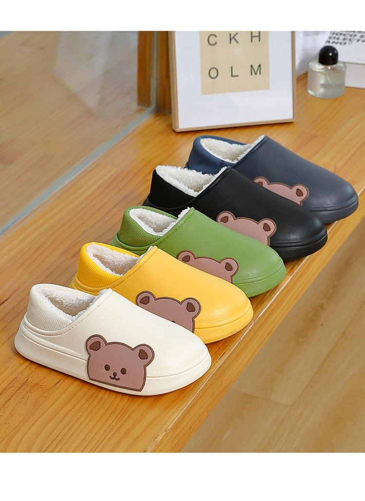Cozy Thick Platform Winter Slippers for Women