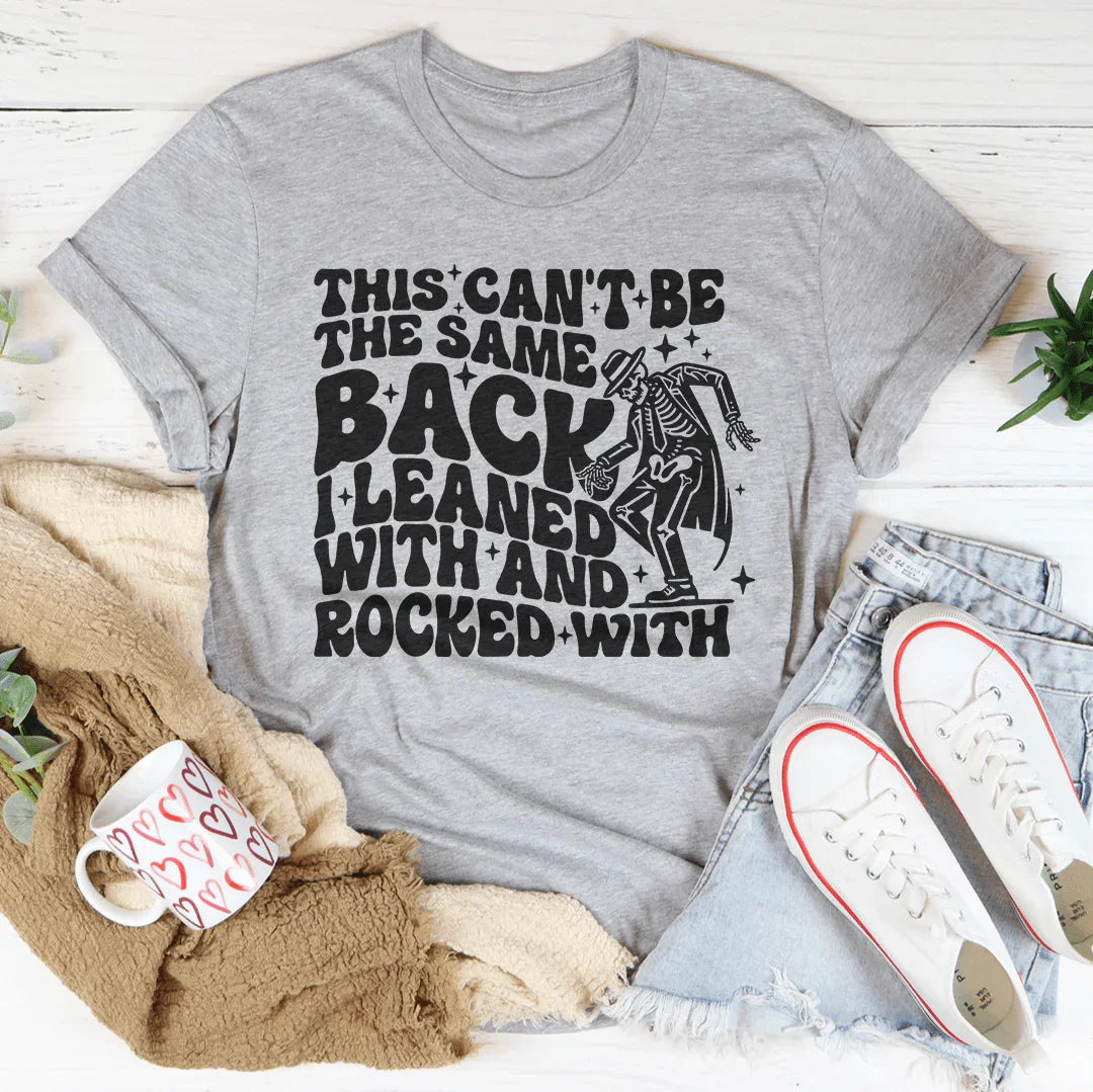 Esta no puede ser la misma espalda con la que me apoyé y me balanceé con la camiseta