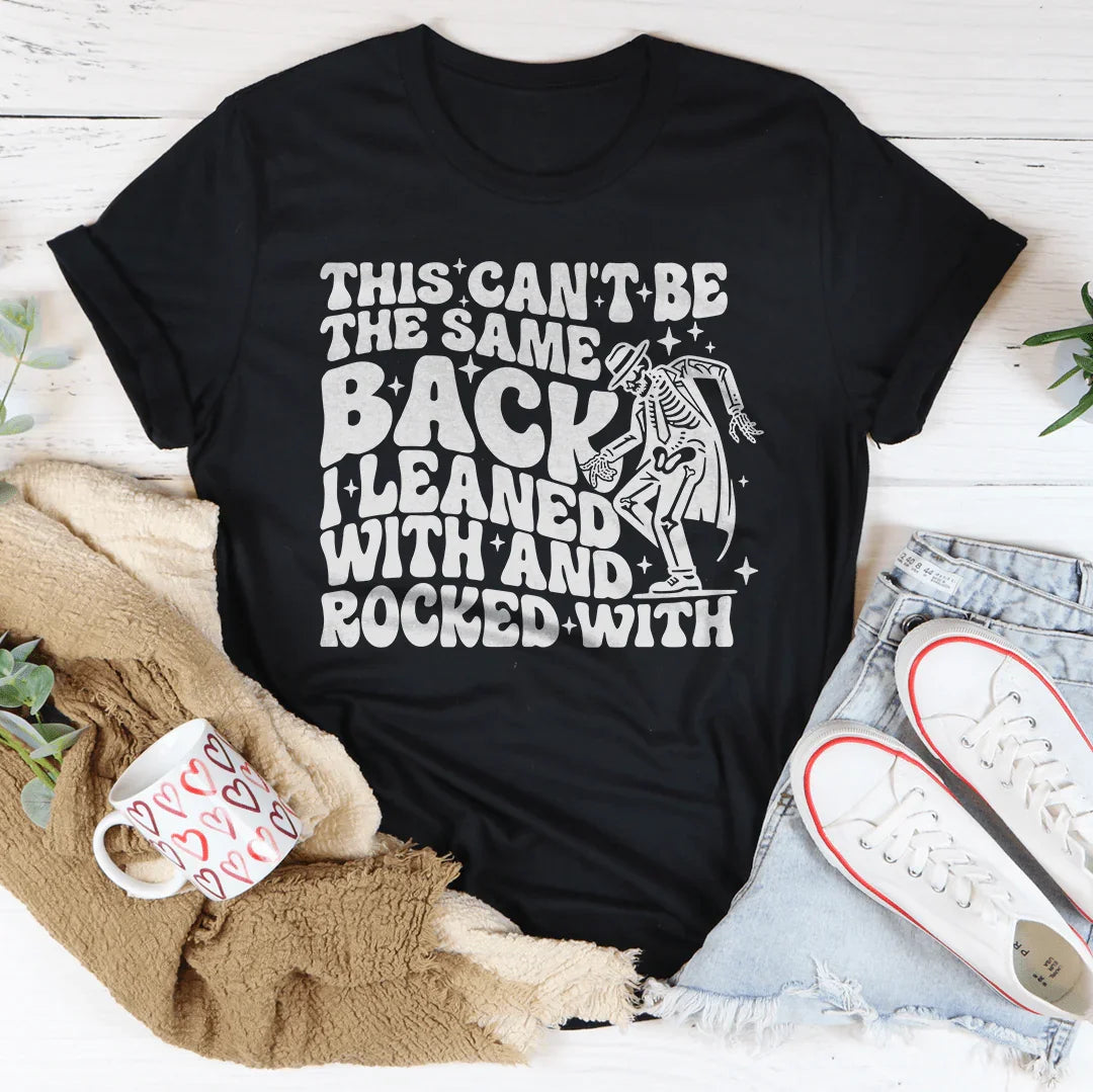 Esta no puede ser la misma espalda con la que me apoyé y me balanceé con la camiseta