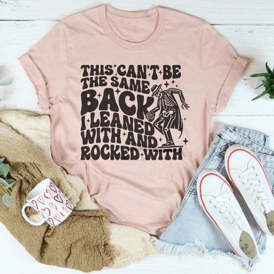 Esta no puede ser la misma espalda con la que me apoyé y me balanceé con la camiseta