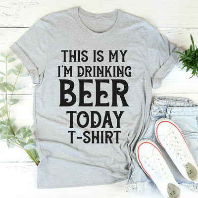 Esta es mi camiseta de cerveza para beber hoy