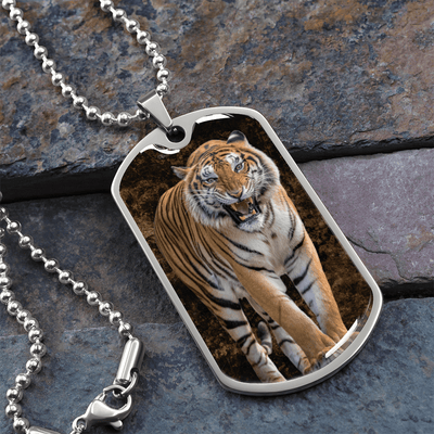 Majestic Tiger Pendant Necklace - Korvel