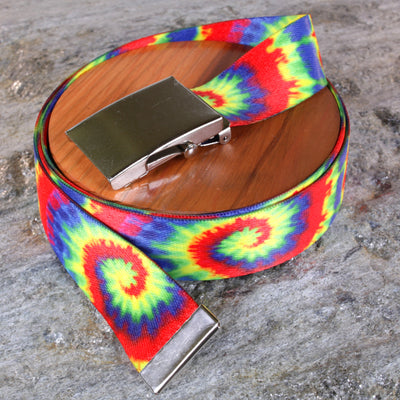 Enchanted Tie Dye Belt - Versatile Sizes & Buckle Options