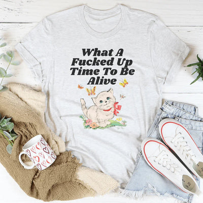 Camiseta "Es hora de estar vivo"