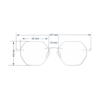 TiRdf Titanium Eyeglasses