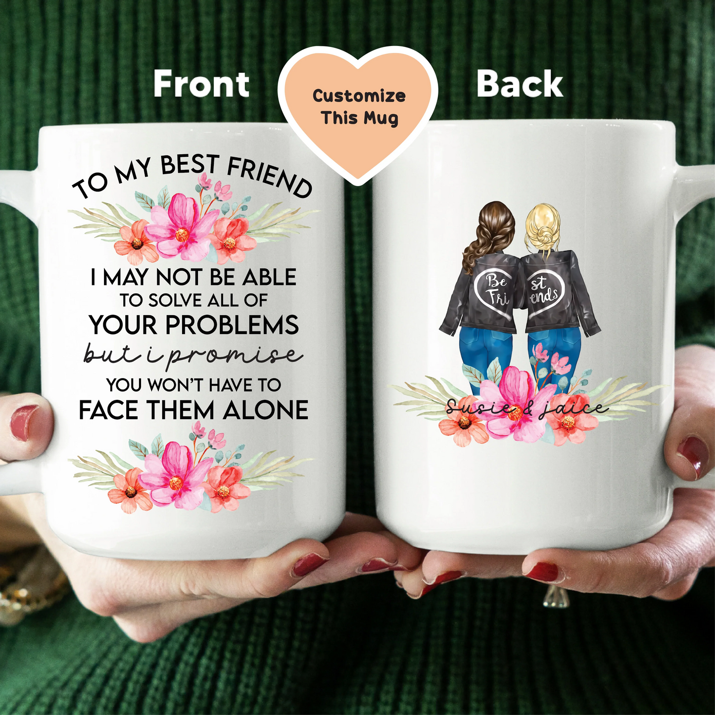 Taza Personalizada Para Mi Mejor Amigo