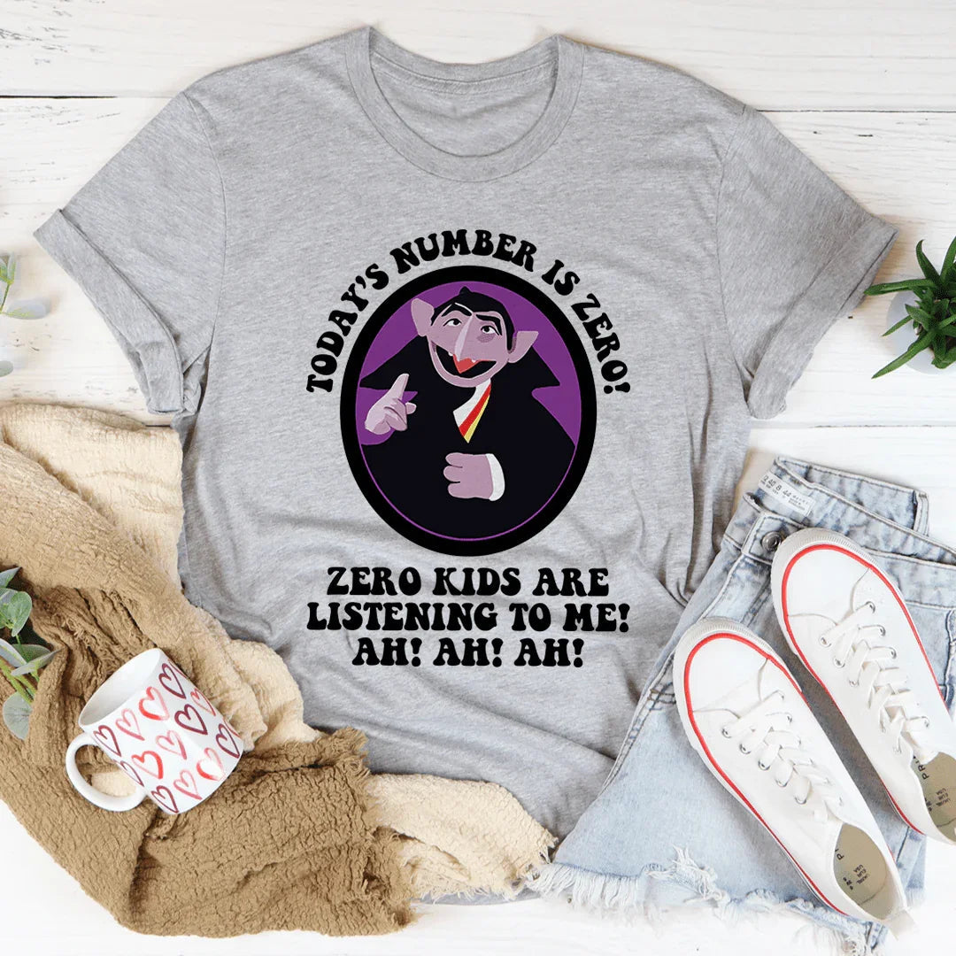 El número de hoy es Zero Tee