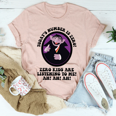 El número de hoy es Zero Tee