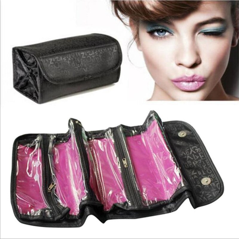 Travel storage bag cosmetic bag Roll-N-Go Cosmetic Bag organizer large capacity multi-function storage bag - Korvel