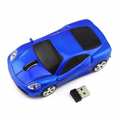 Trendy Sport Car Wireless Mouse - 1200DPI Optical Gaming Mouse