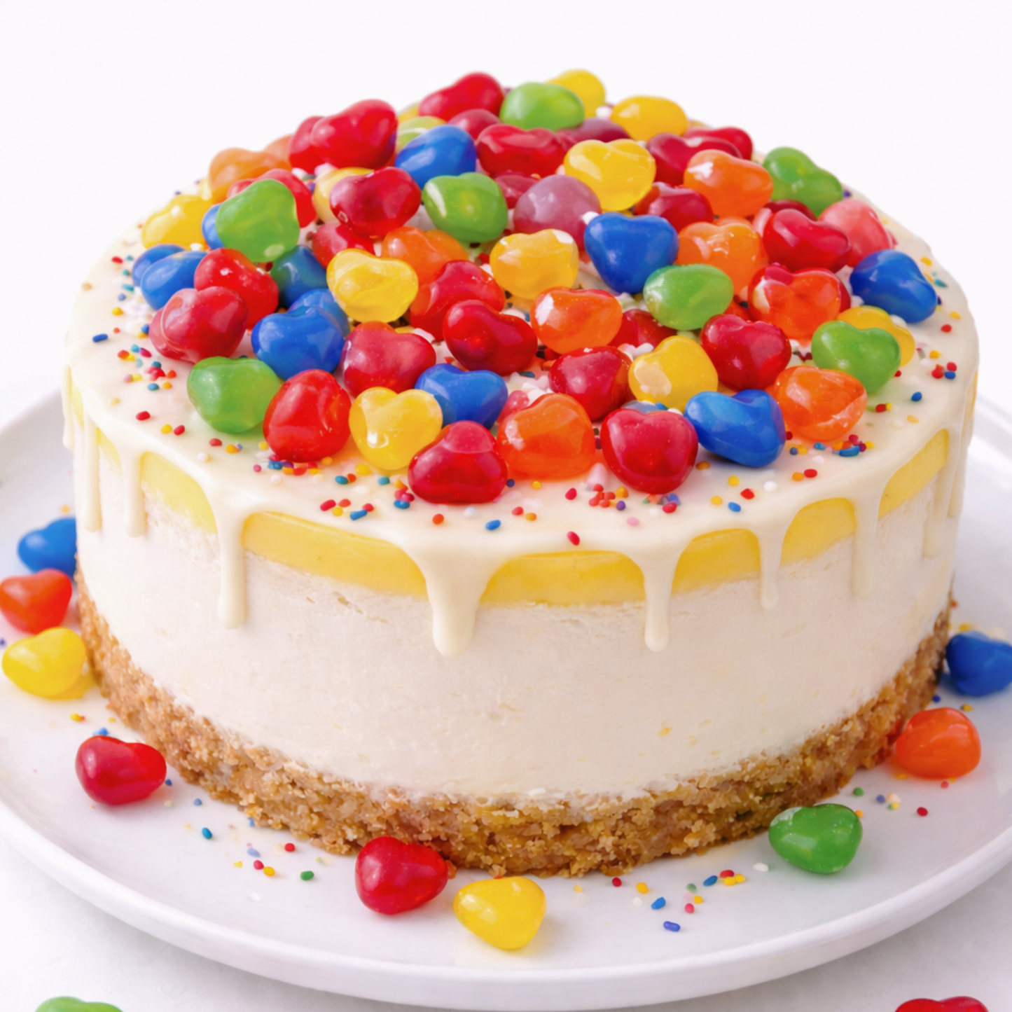 Decoraciones Comestibles para Pasteles de San Valentín - Sprinkles de Azúcar Real
