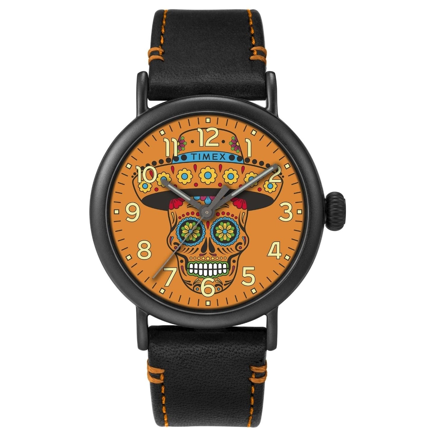 Montre classique pour homme Timex avec bracelet en cuir