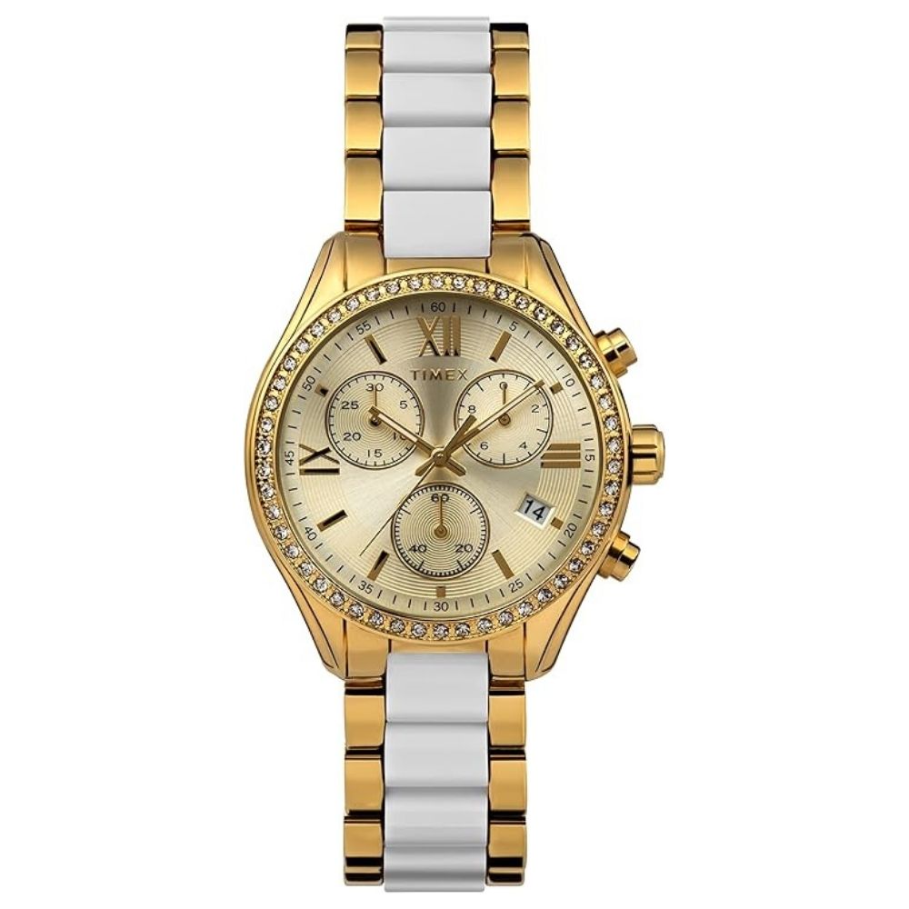 Reloj de Pulsera Clásico de Oro para Mujer Timex