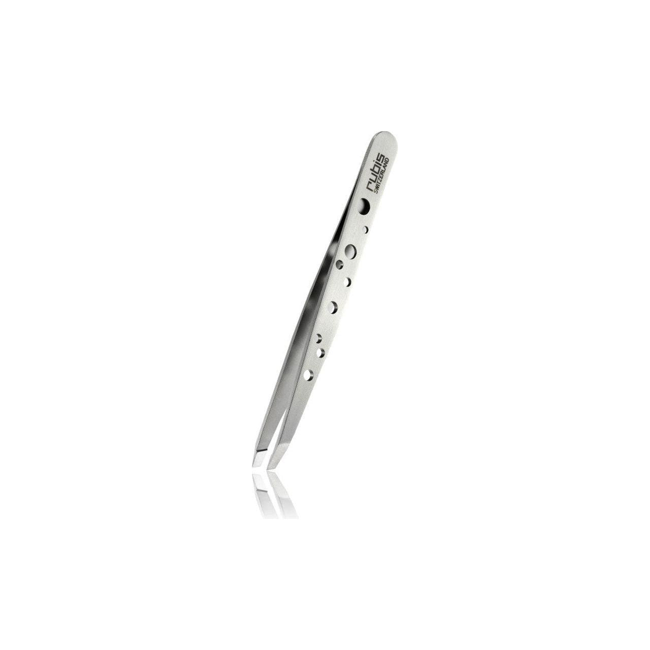 Rubis Switzerland Slant Tweezer - Precision Beauty Tool