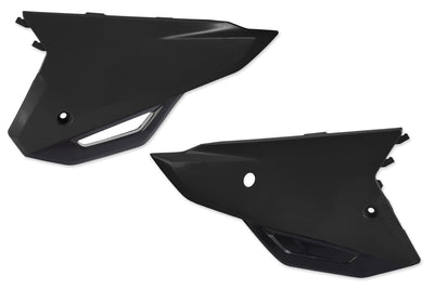 UFO Black & White Side Number Plates for 21-24 Honda CRF Models