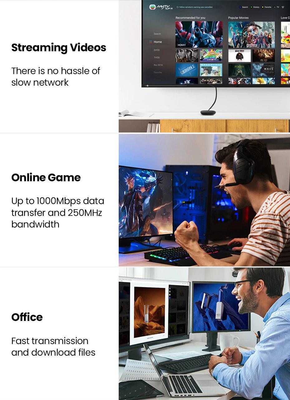 Cable Ethernet Cat 6 Premium - Solución de Networking de 1000Mbps