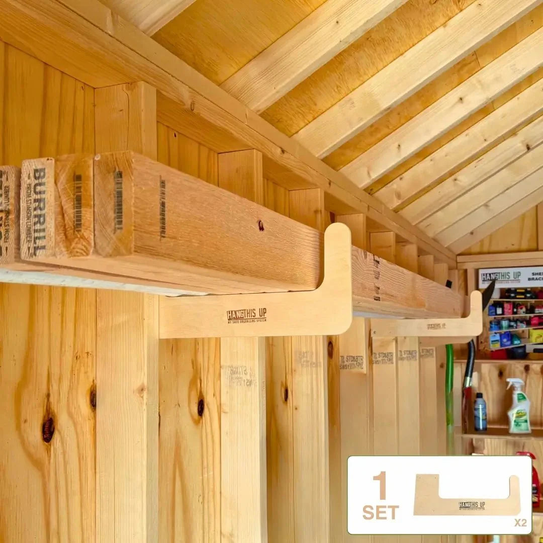 Kit d'organisation d'outils Deluxe pour un rangement efficace du cabanon