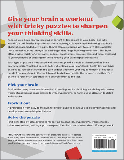 Brain Boosting Puzzle Challenge: Crosswords, Sudoku, and More for Adults (Spiral Bound) - Korvel