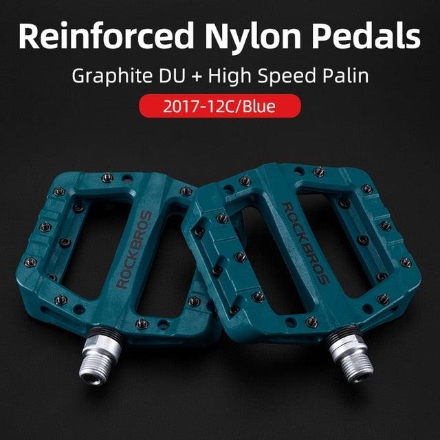 Pedales de Bicicleta de Nylon Ultraligeros con Rodamientos Sellados