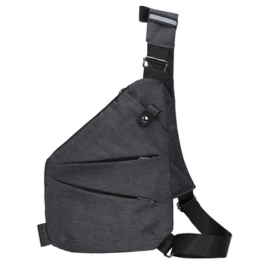 Unisex Anti-Theft Male Chest Bag Men Hidden Shoulder Messenger Bag - Korvel