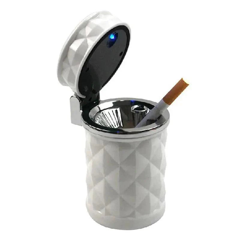 Cenicero de coche LED de lujo - Portátil y elegante