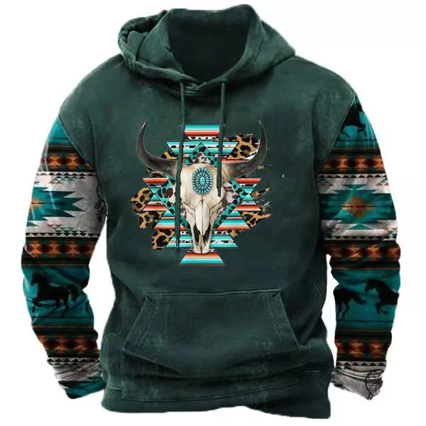 Sudadera deportiva de impresión digital para hombre