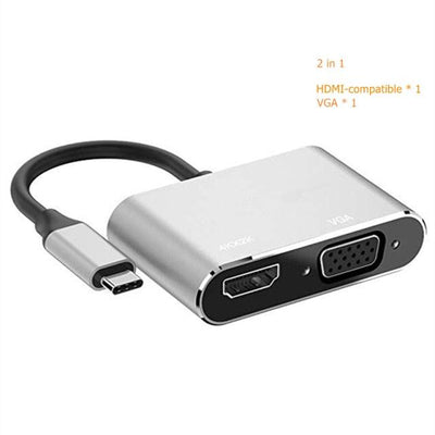 USB C to HDMI 4K VGA Adapter - Multiport Hub