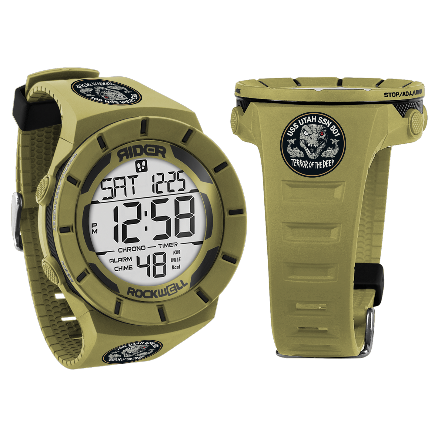 Reloj Coliseum Fit™ Phantom Black - Edición USS Utah