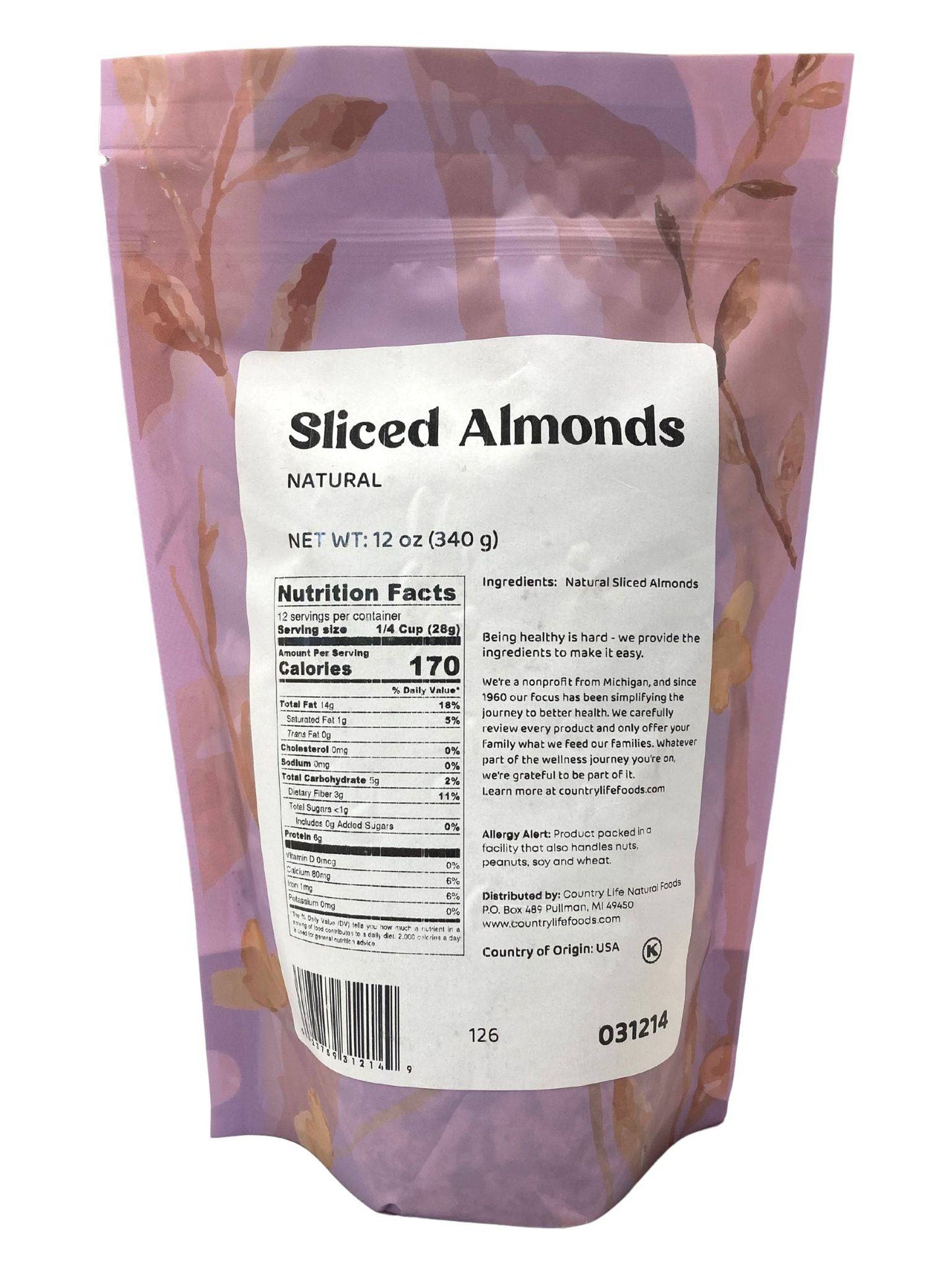 Amandes Slices Naturelles - Qualité Supérieure
