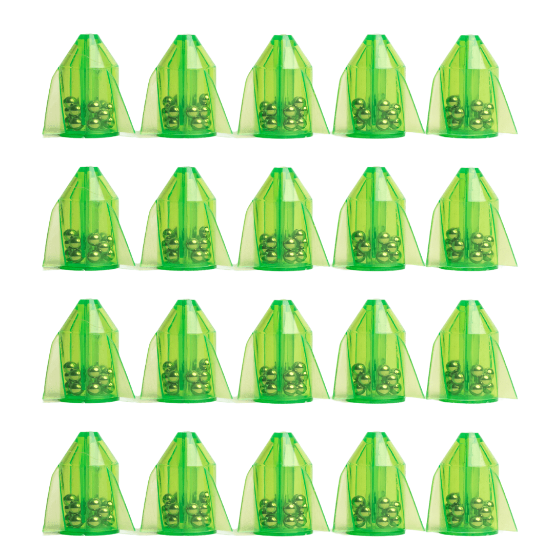 Pack de hochets Rocket Rattles de la série Tournament Venom - Vert
