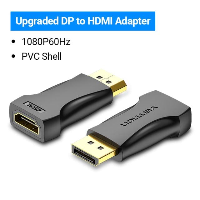 Adaptador Vention 4K de DisplayPort a HDMI para PC y Proyector
