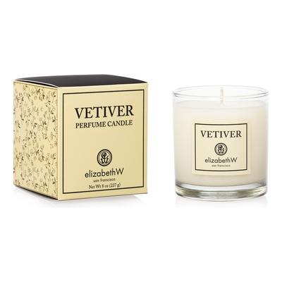 Elizabeth W Vetiver Perfume Candle - 8oz Luxury Fragrance