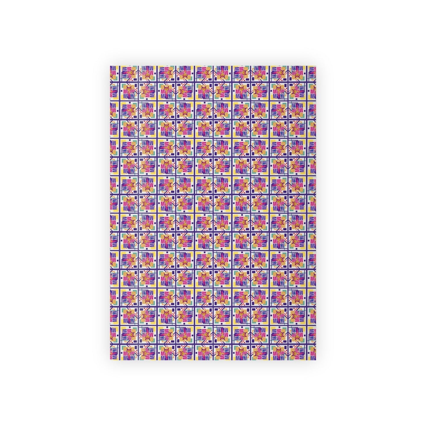 Papel de Regalo Vibrante Meow Meow Meow para Cada Ocasión