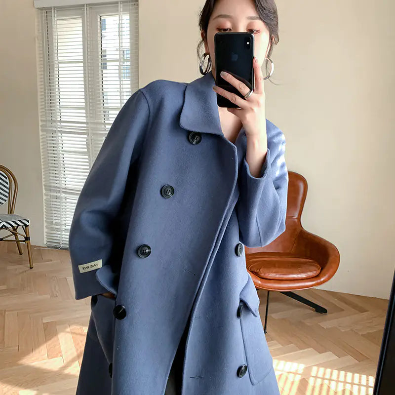 Manteau en Cachemire de Luxe pour Femmes - Collection Automne Hiver