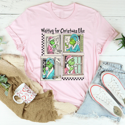 Esperando la Navidad como Tee