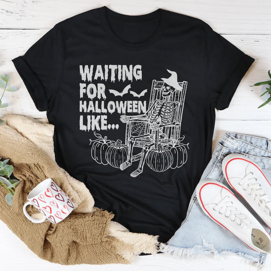Waiting For Halloween Like Tee - Korvel