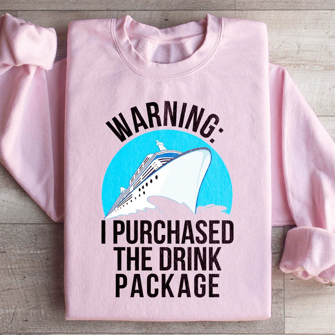 Advertencia: Compré la sudadera con el paquete de bebidas.