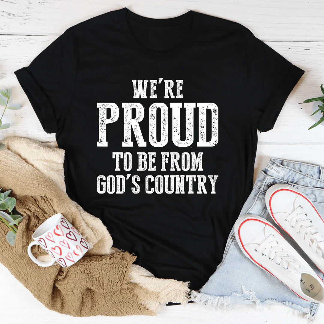 Proud To Be From God's Country Tee - Korvel