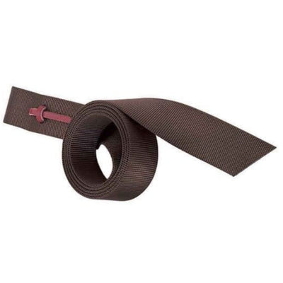 Durable Brown Nylon Tie Strap for Equestrian Use - Korvel