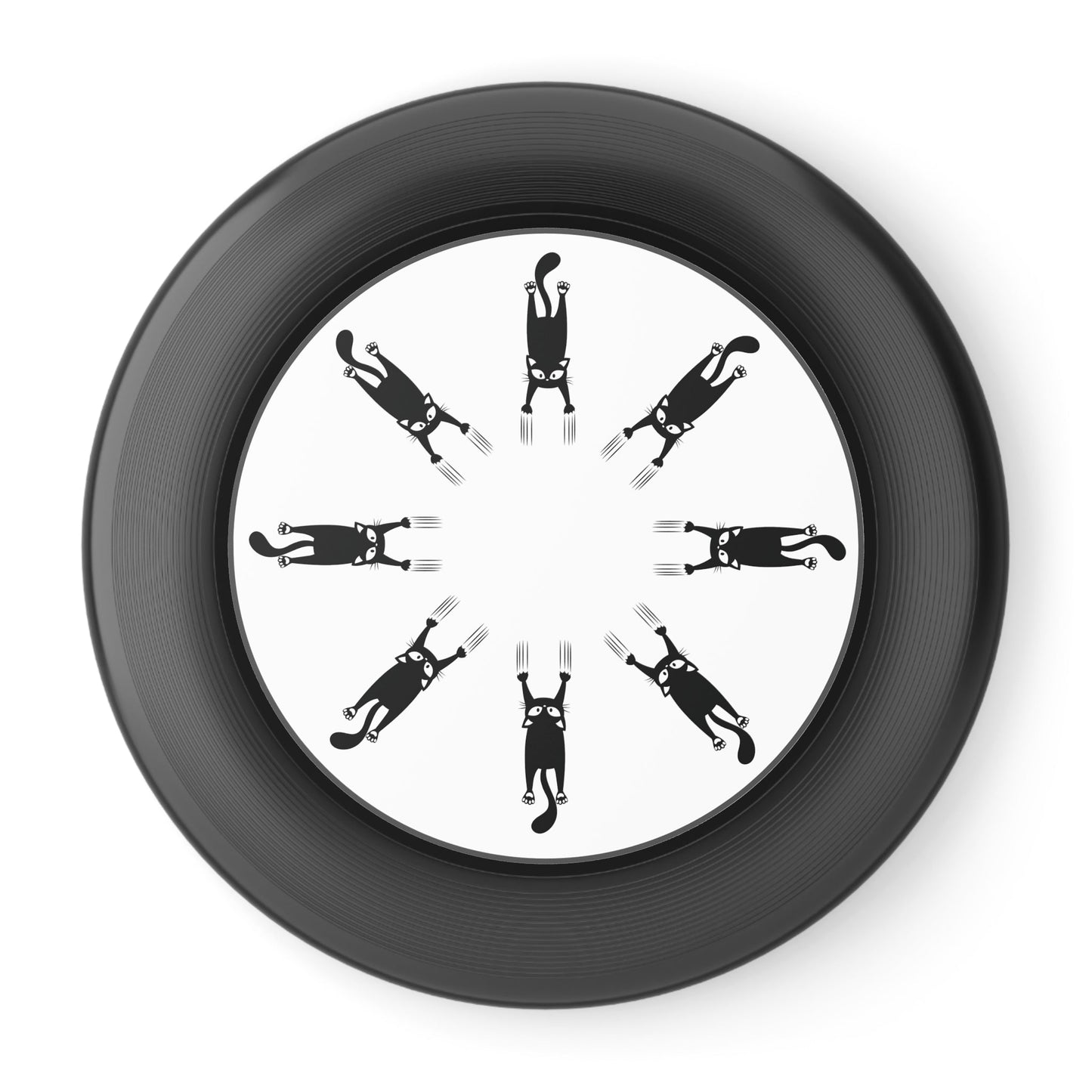 Fun Cat Design Flying Disc - Ideal for Outdoor Play