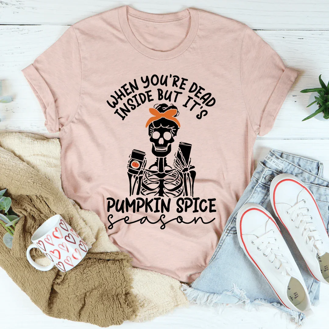 Pumpkin Spice Season Tee - Soft & Stylish - Korvel