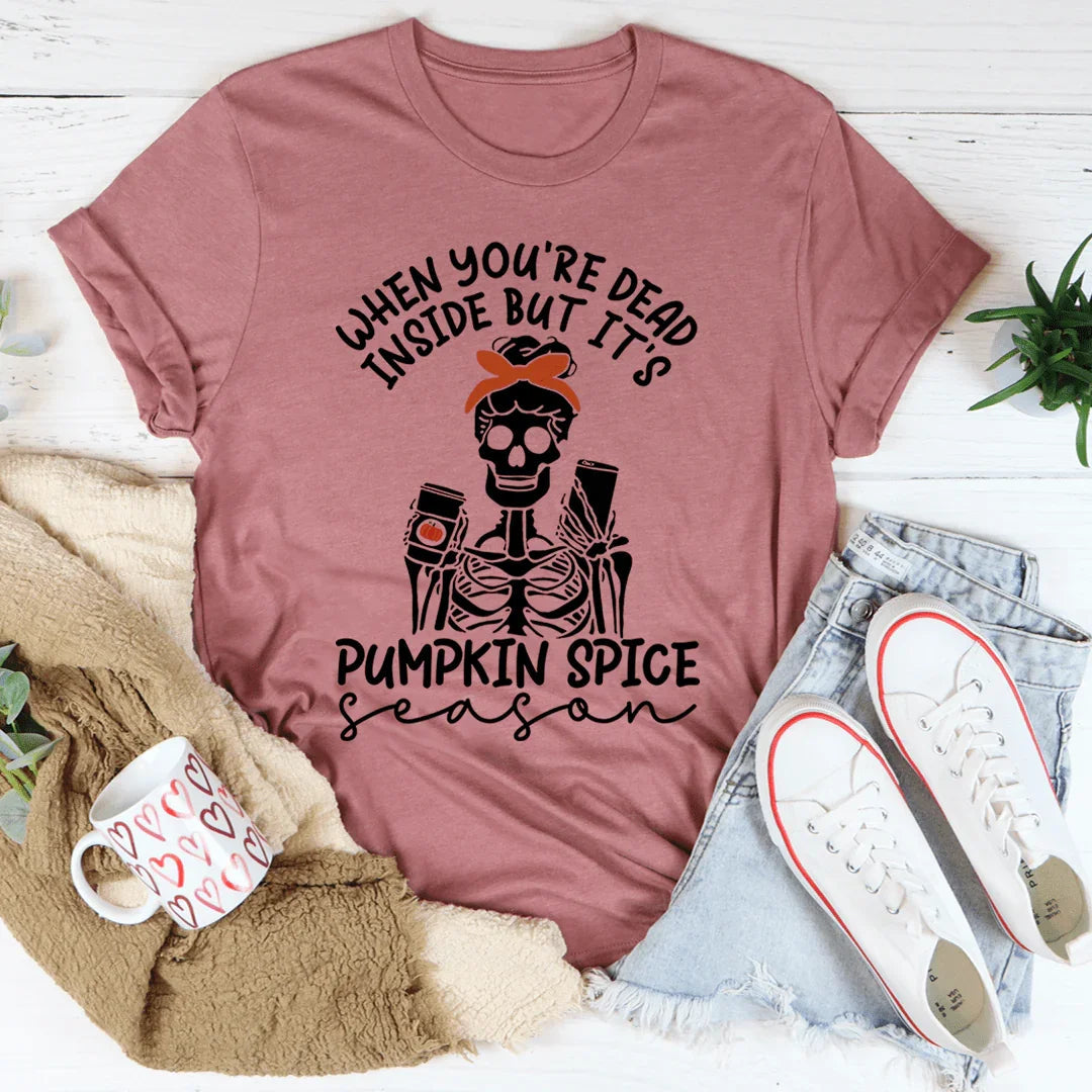 Pumpkin Spice Season Tee - Soft & Stylish - Korvel