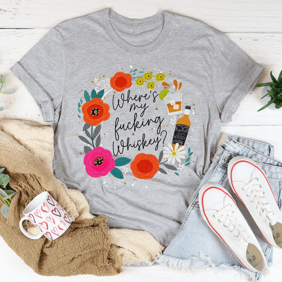¿Dónde está mi camiseta de whisky?