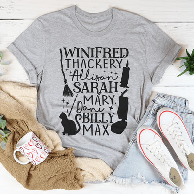 Camiseta Winifred Thackery Allison Sarah Mary Dani Billy Max