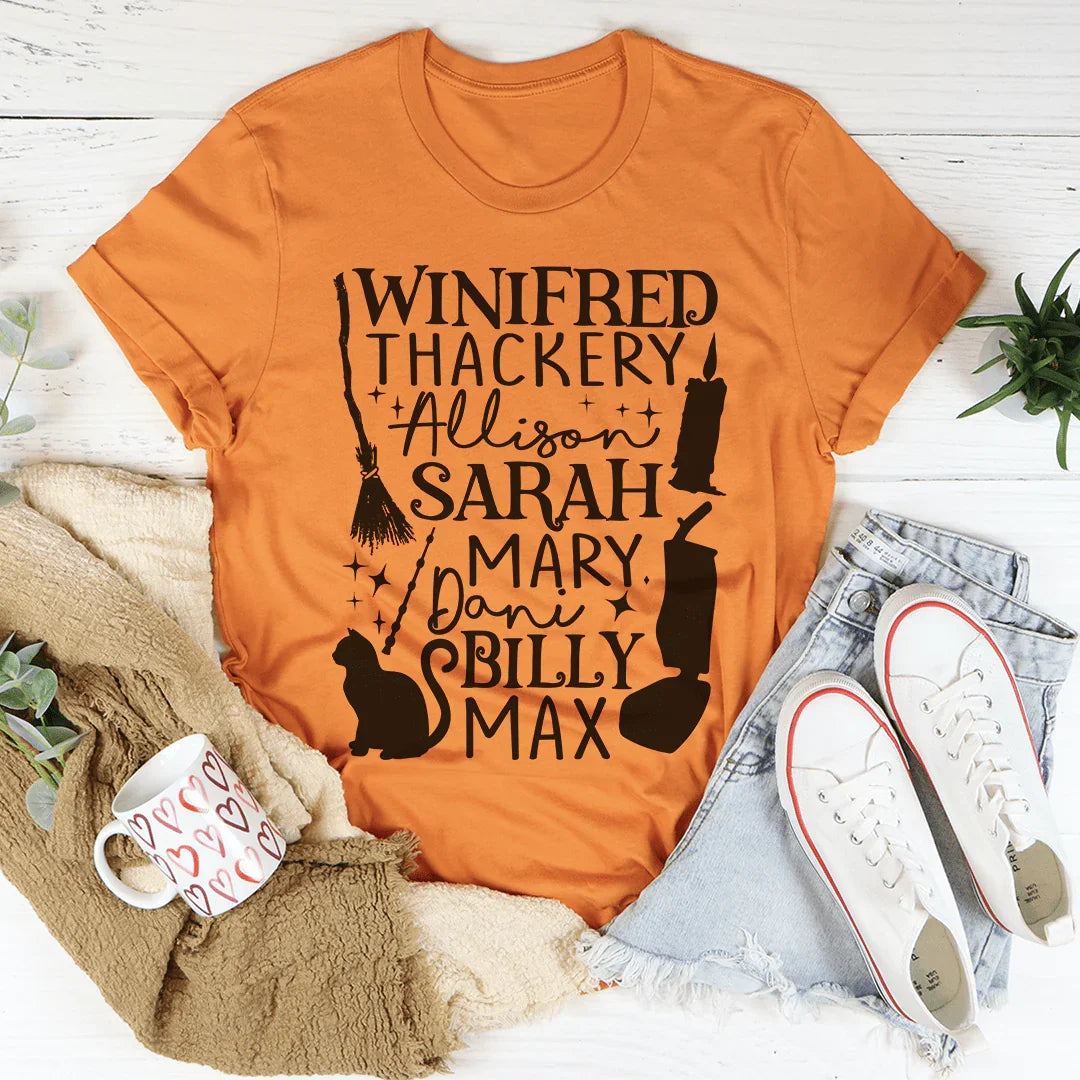 Camiseta Winifred Thackery Allison Sarah Mary Dani Billy Max