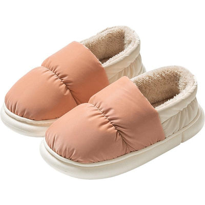 Zapatillas de Piel de Invierno Acogedoras para Hombres y Mujeres